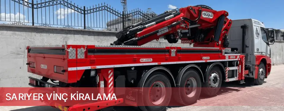 Sarıyer İlçemi Vinç Kiralama